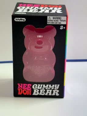 Schylling Pink Nee Doh Gummy Bear Stress Toy